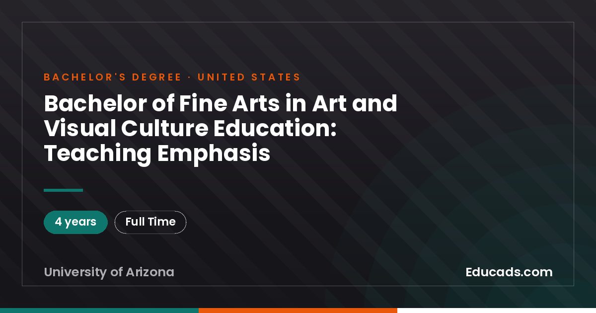 Bachelor of Fine Arts in Art and Visual Culture Education: Teaching Emphasis