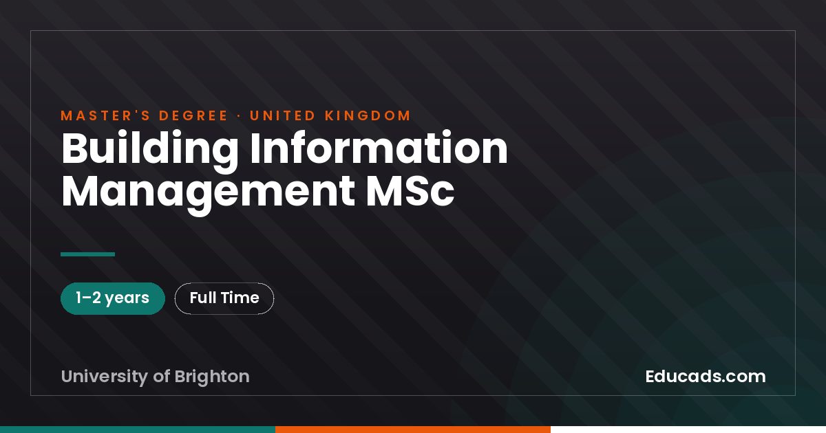 Building Information Management MSc