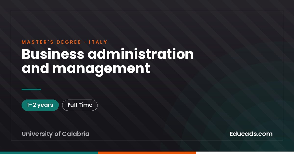 Business administration and management