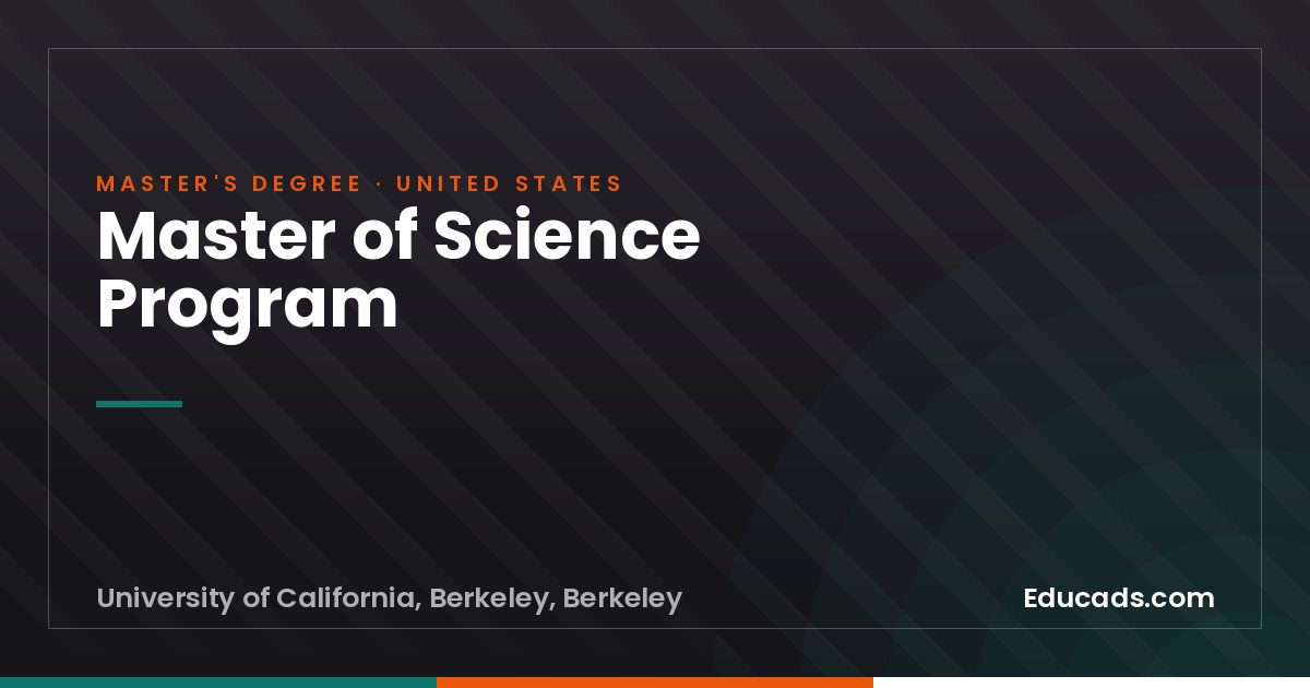 Master of Science Program