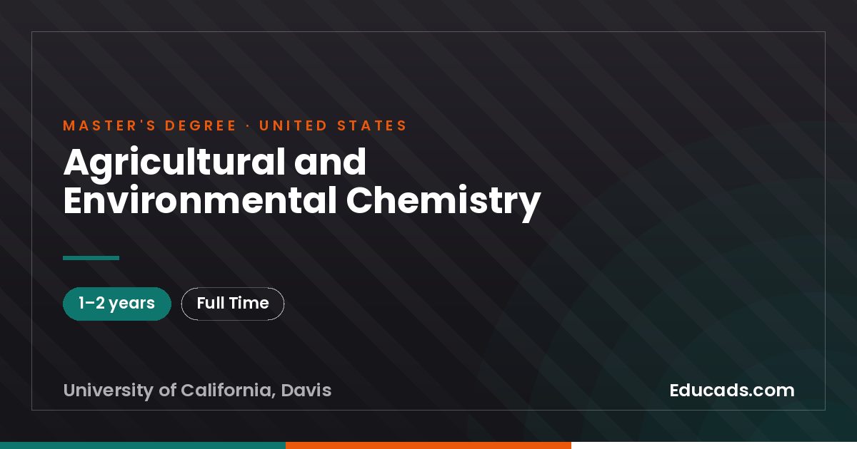 Agricultural and Environmental Chemistry