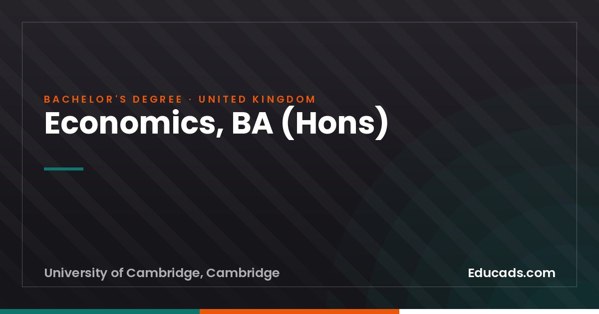 Economics, BA (Hons)