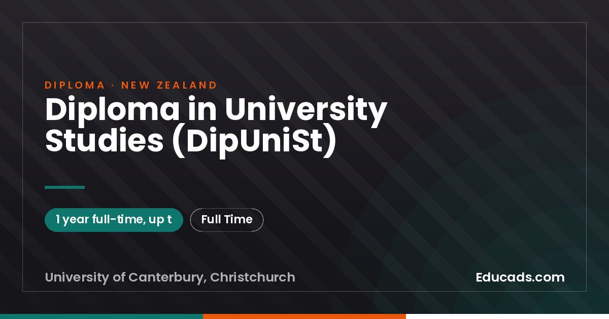 Diploma in University Studies (DipUniSt)