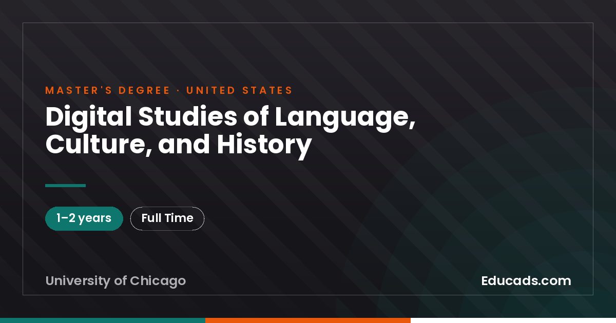 Digital Studies of Language, Culture, and History