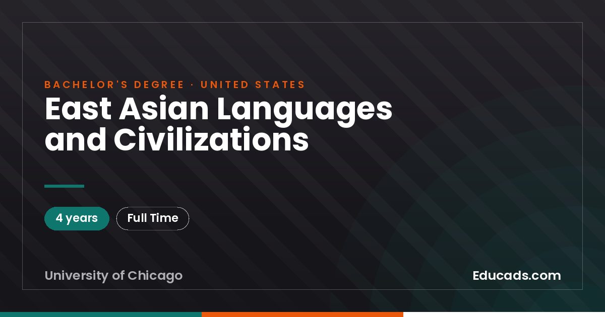 East Asian Languages and Civilizations