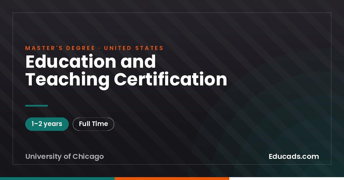 Education and Teaching Certification