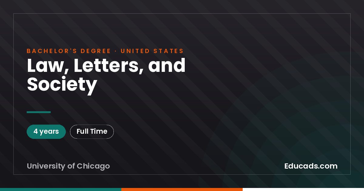 Law, Letters, and Society