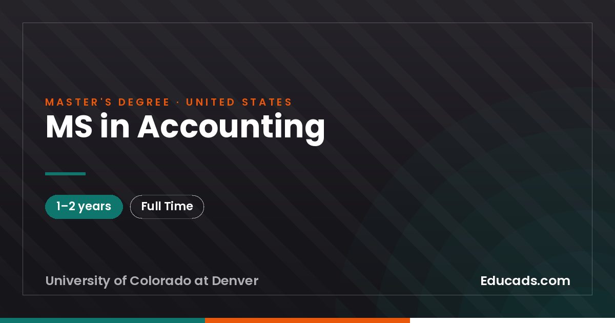 MS in Accounting