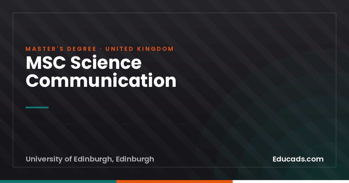 MSC Science Communication