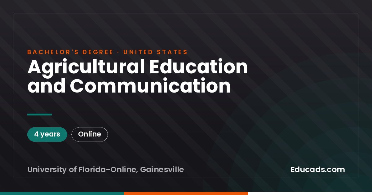 Agricultural Education and Communication