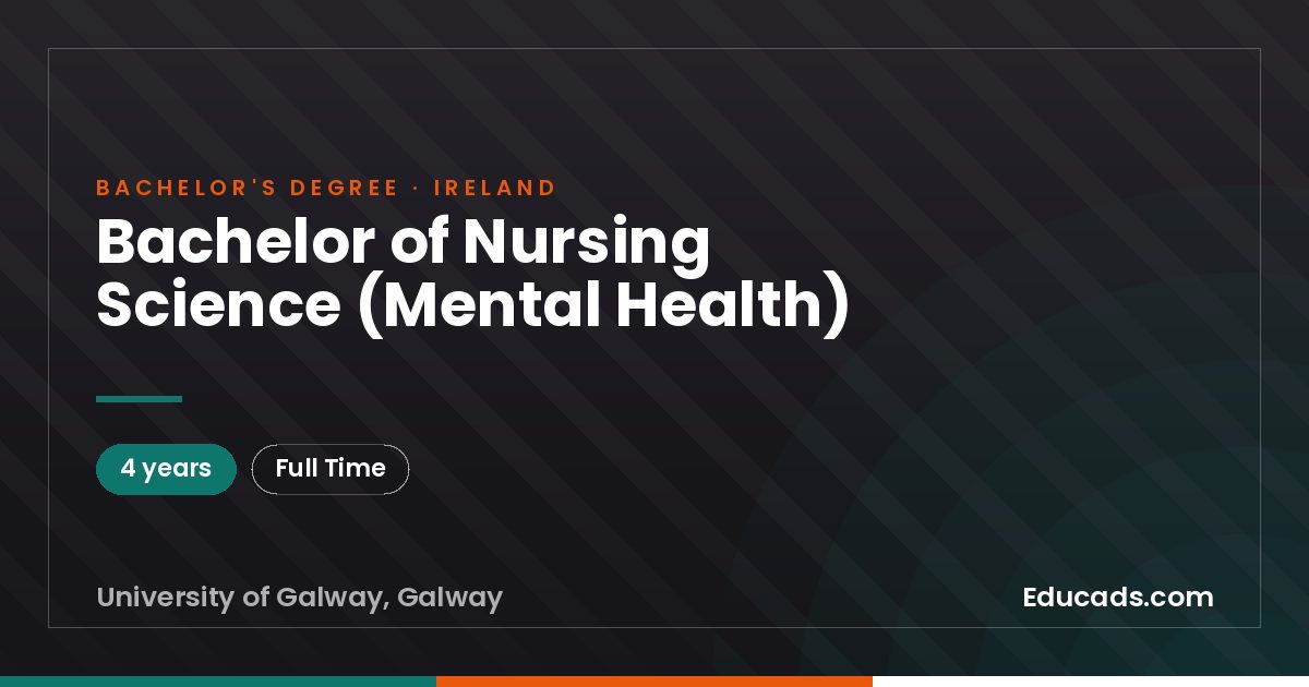 Bachelor of Nursing Science (Mental Health)
