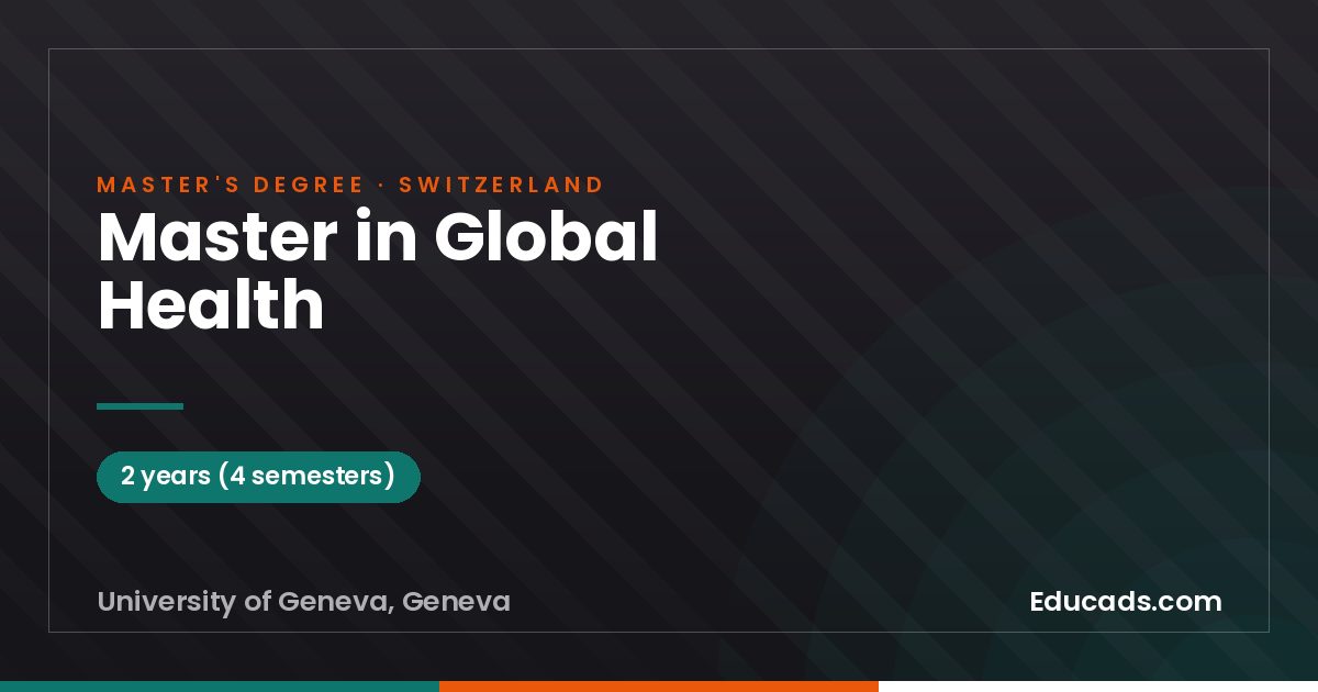 Master in Global Health