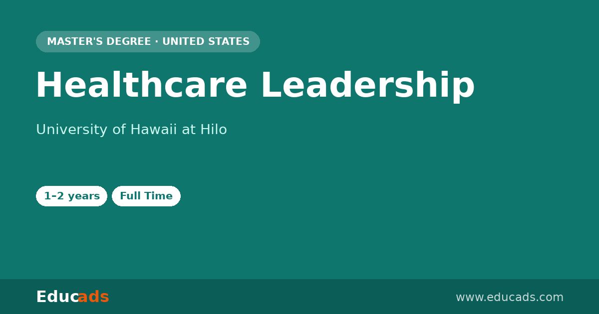Healthcare Leadership