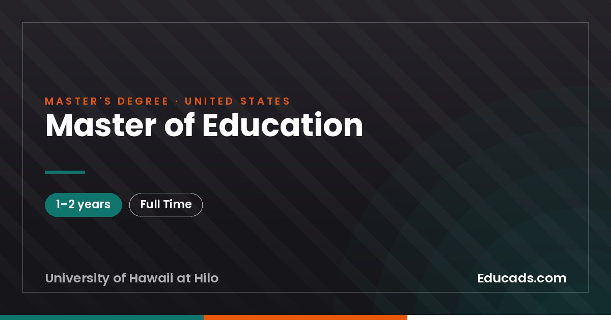 Master of Education
