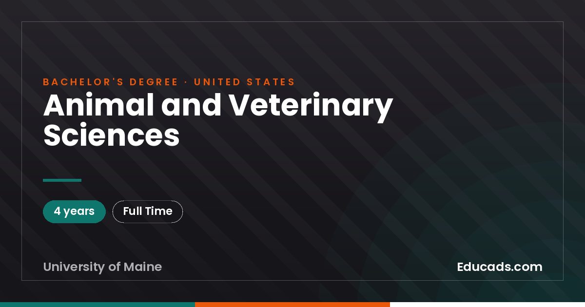 Animal and Veterinary Sciences