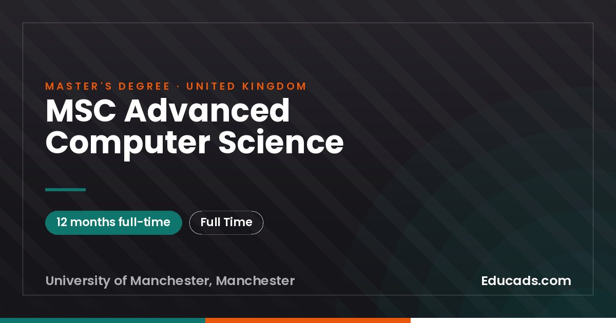 MSC Advanced Computer Science