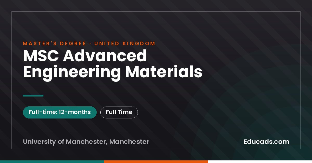 MSC Advanced Engineering Materials