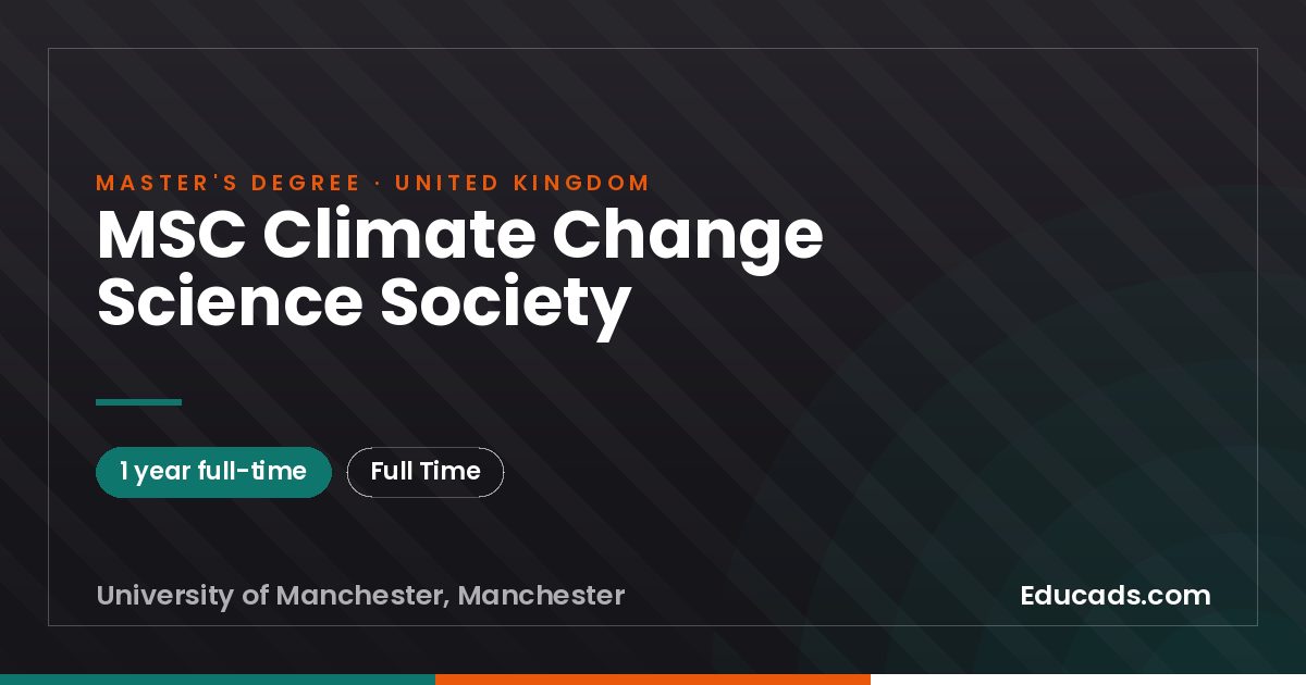 MSC Climate Change Science Society