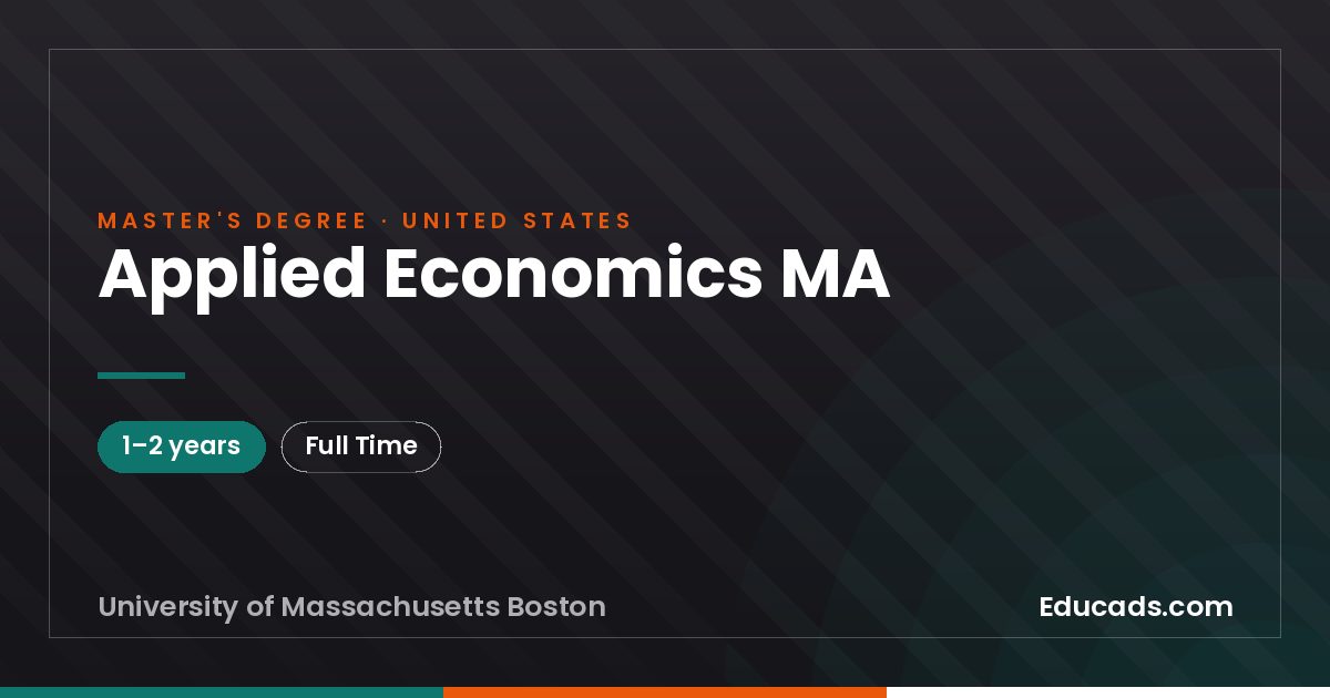 Applied Economics MA