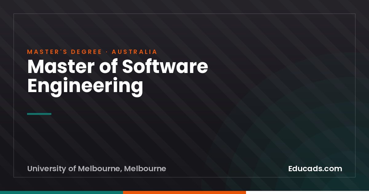 Master of Software Engineering