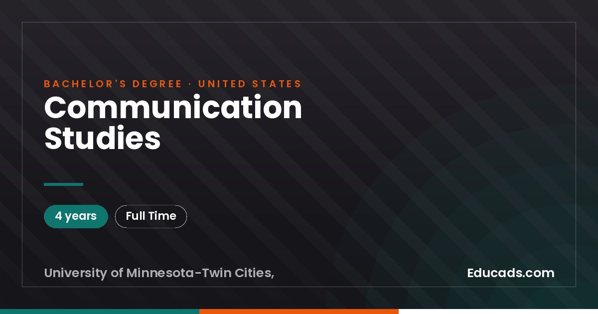 Communication Studies