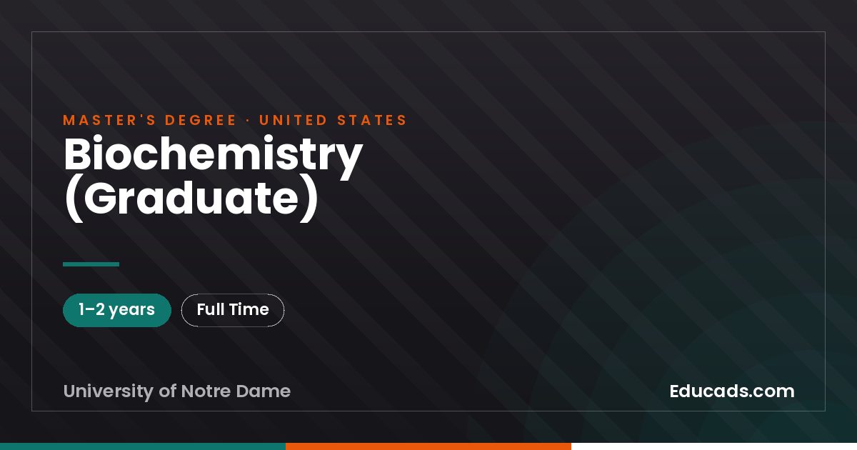 Biochemistry (Graduate)