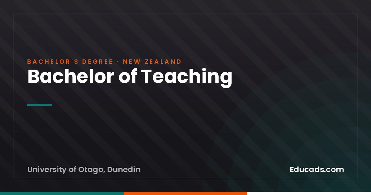 Bachelor of Teaching