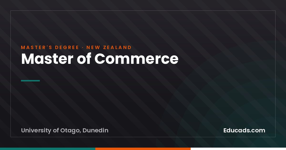 Master of Commerce