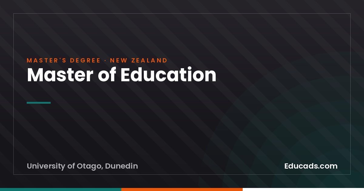 Master of Education