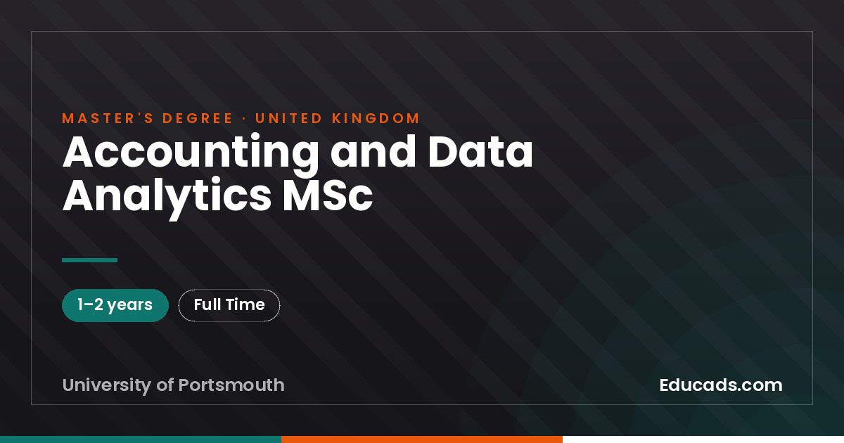 Accounting and Data Analytics MSc