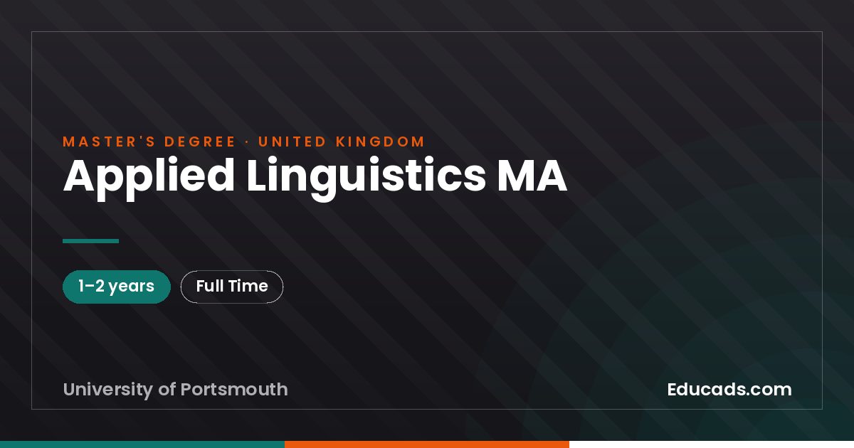 Applied Linguistics MA