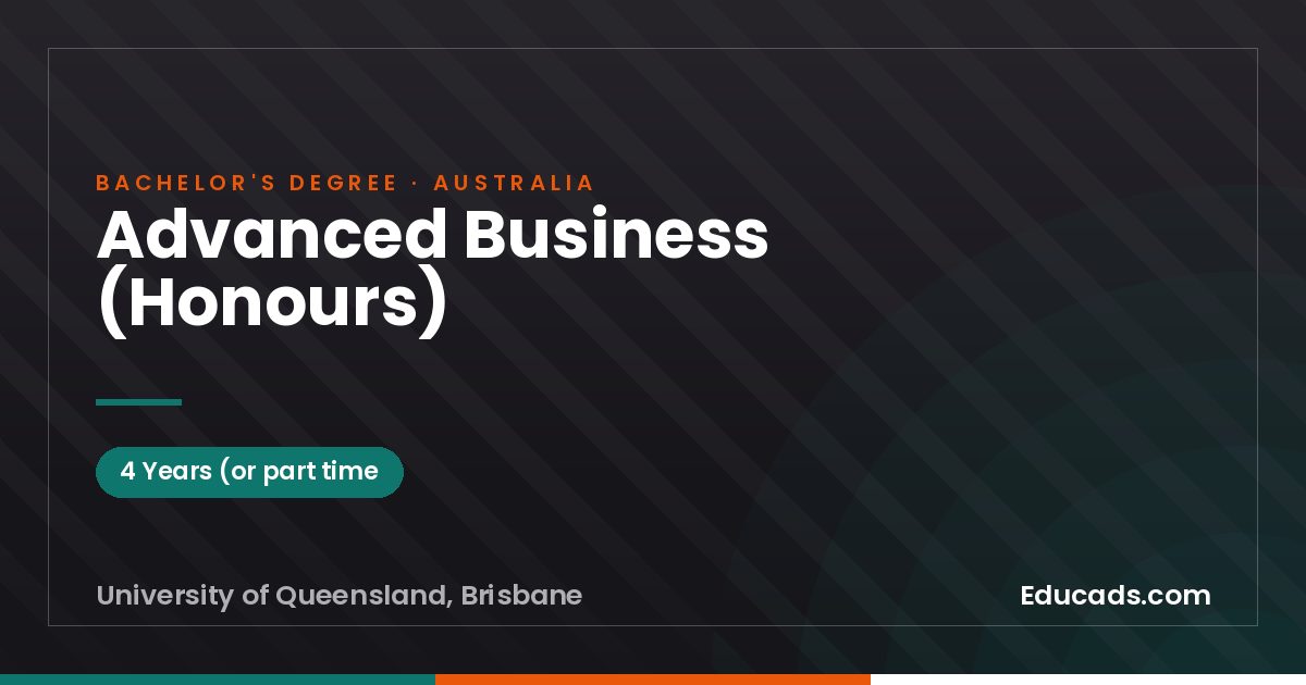 Advanced Business (Honours)