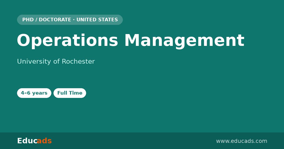Operations Management