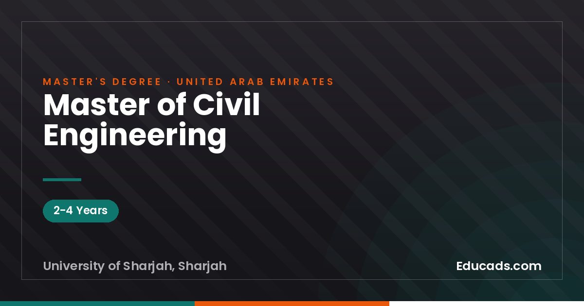 Master of Civil Engineering