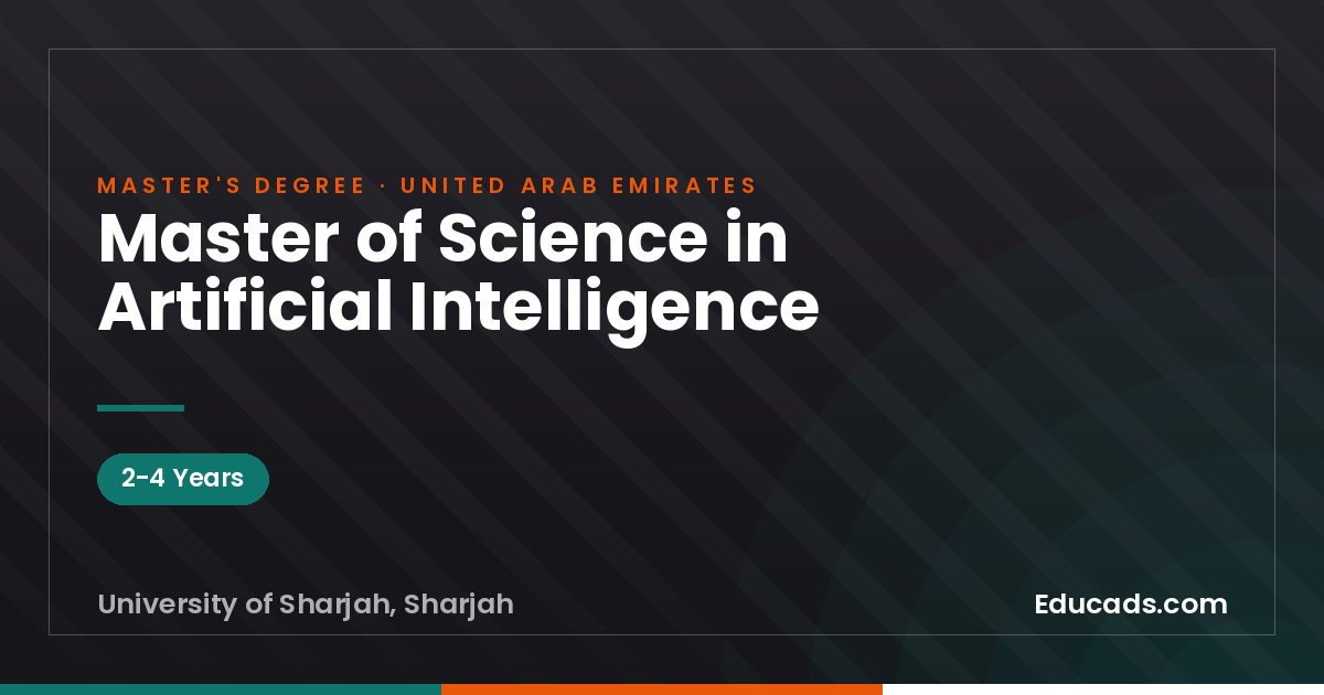 Master of Science in Artificial Intelligence