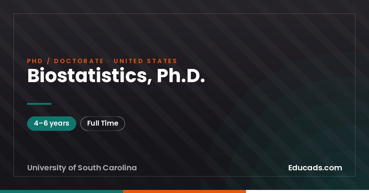 Biostatistics, Ph.D.
