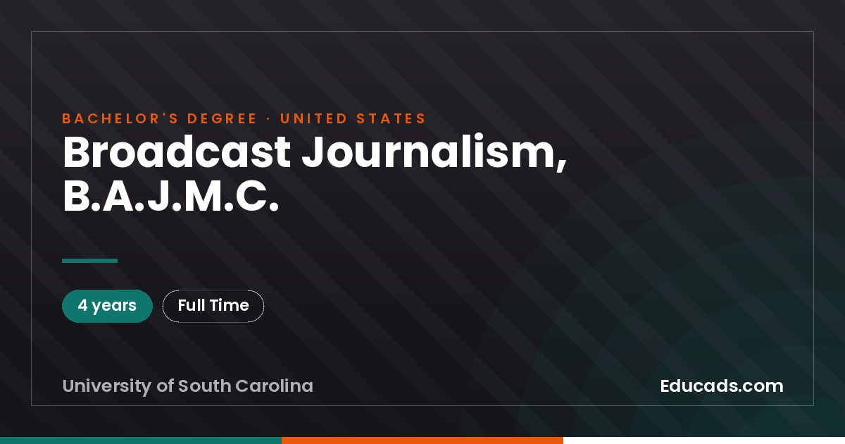Broadcast Journalism, B.A.J.M.C.