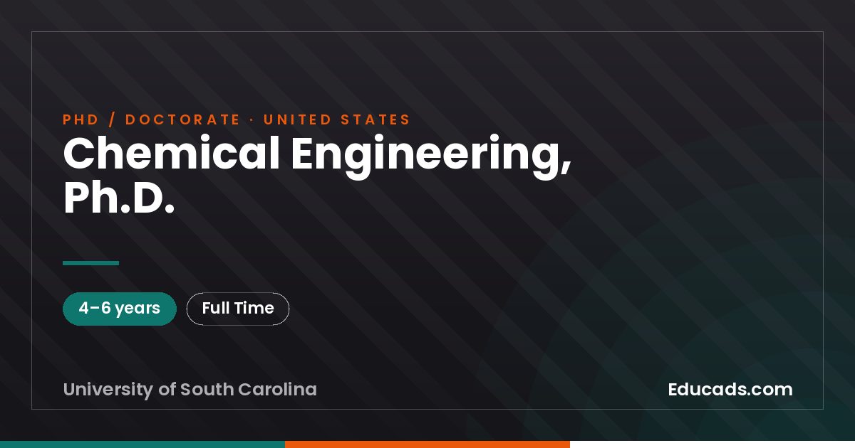 Chemical Engineering, Ph.D.