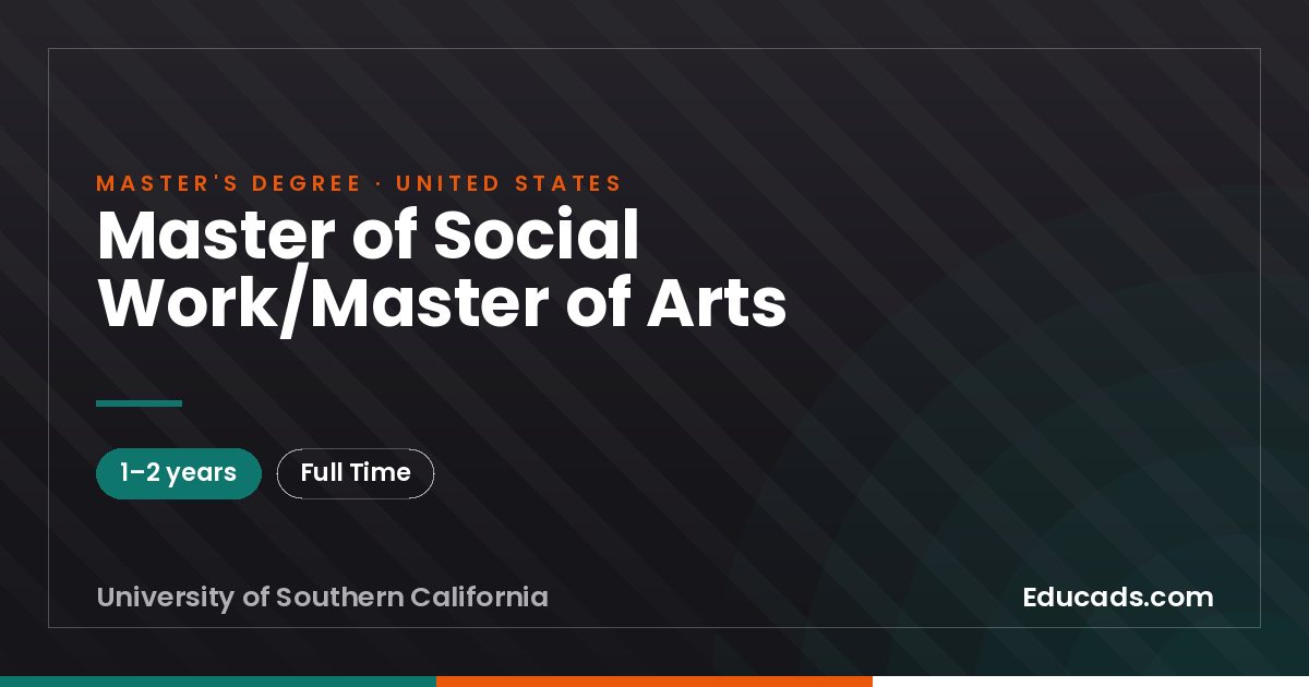 Master of Social Work/Master of Arts