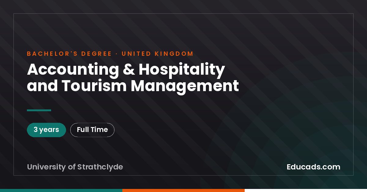 Accounting & Hospitality and Tourism Management