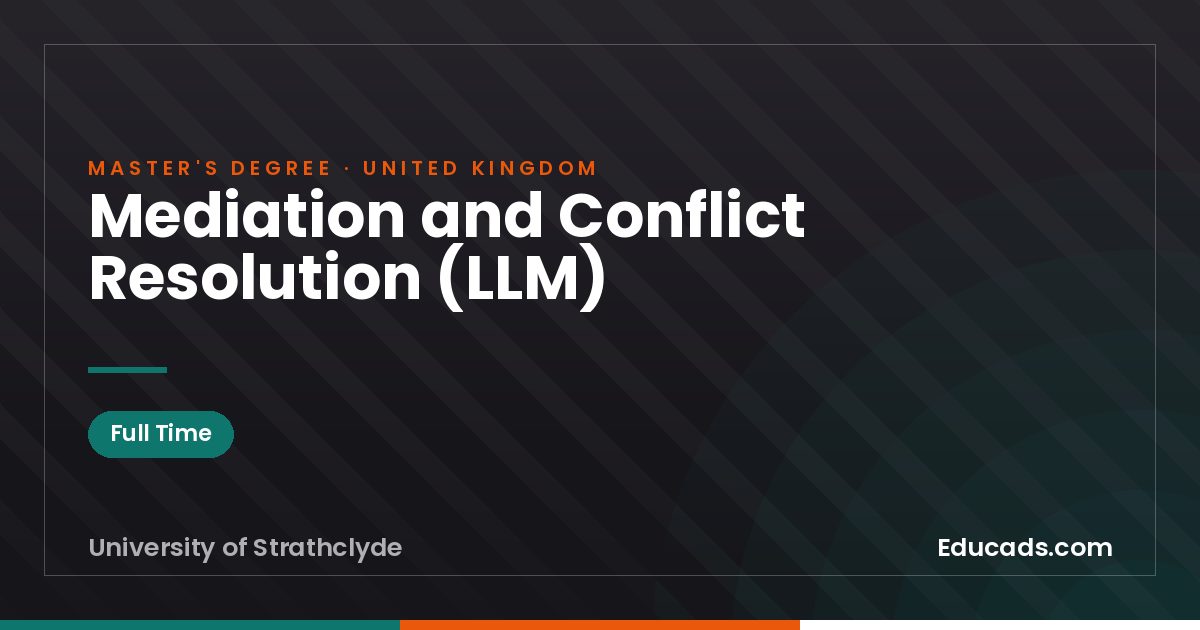 Mediation and Conflict Resolution (LLM)