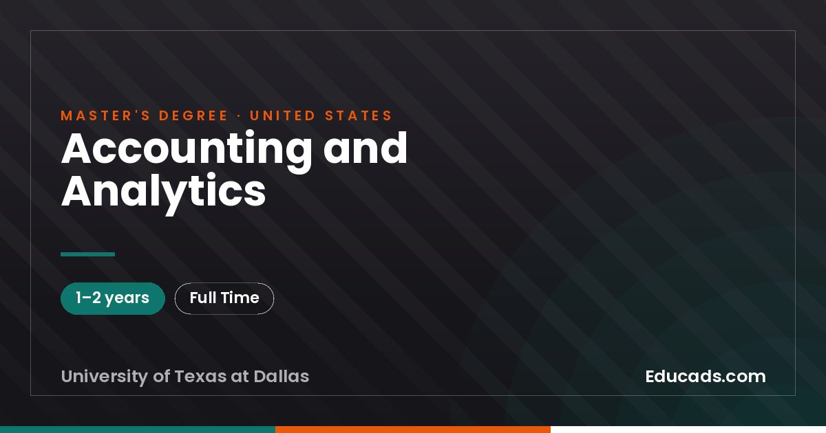 Accounting and Analytics