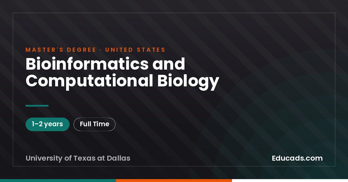 Bioinformatics and Computational Biology