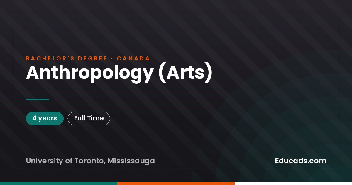 Anthropology (Arts)