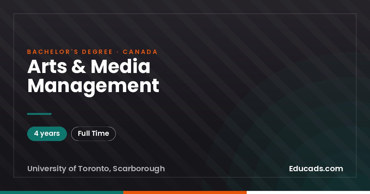 Arts & Media Management
