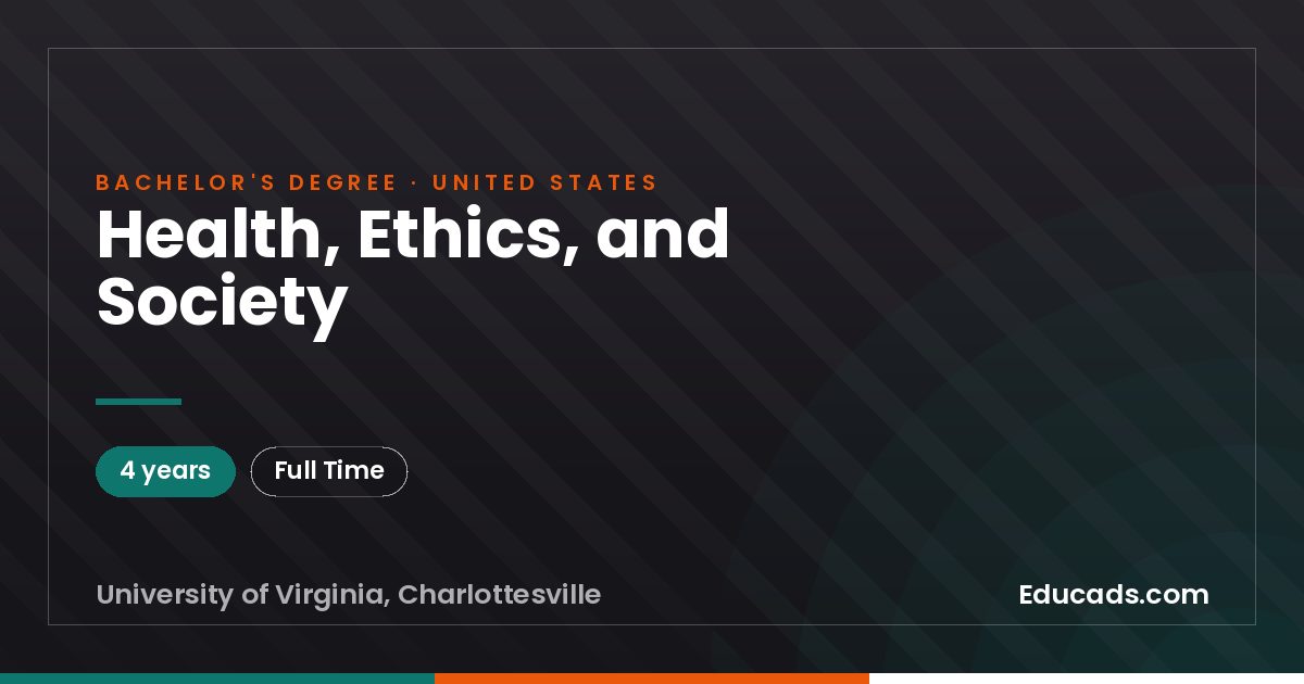 Health, Ethics, and Society