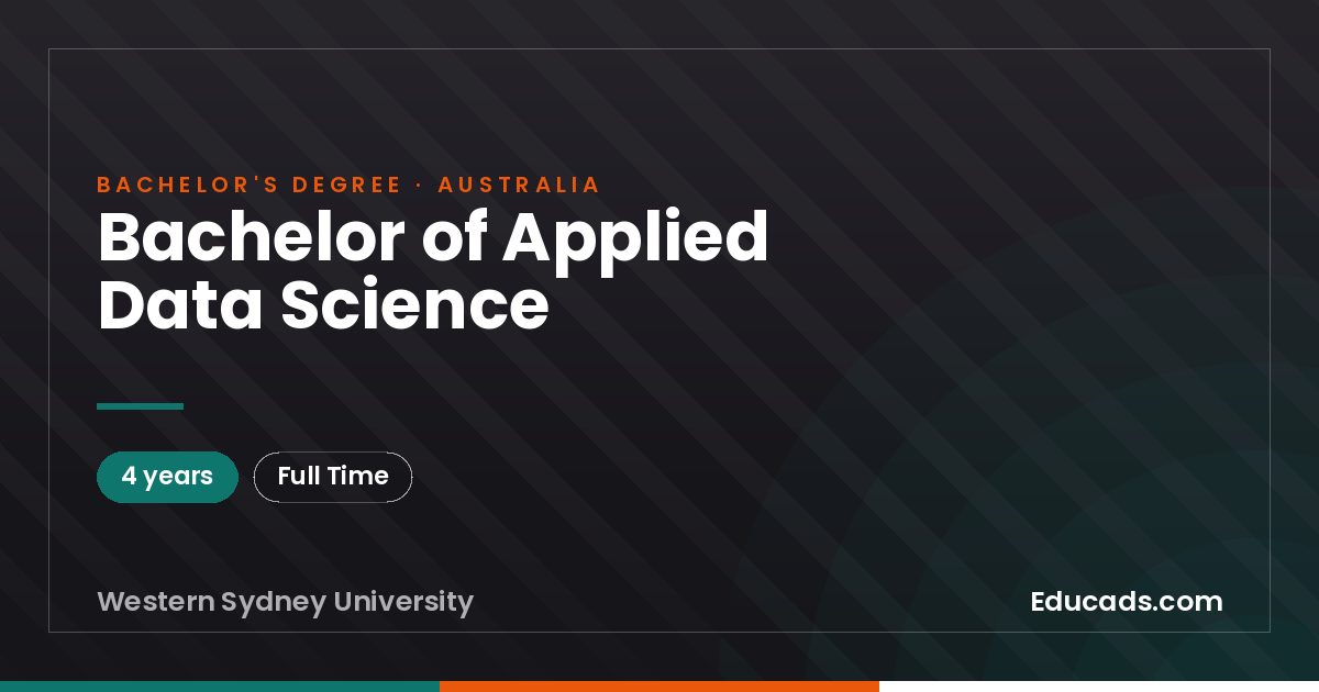 Bachelor of Applied Data Science