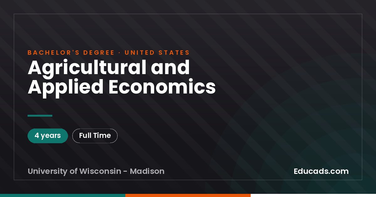 Agricultural and Applied Economics