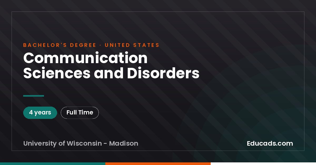 Communication Sciences and Disorders