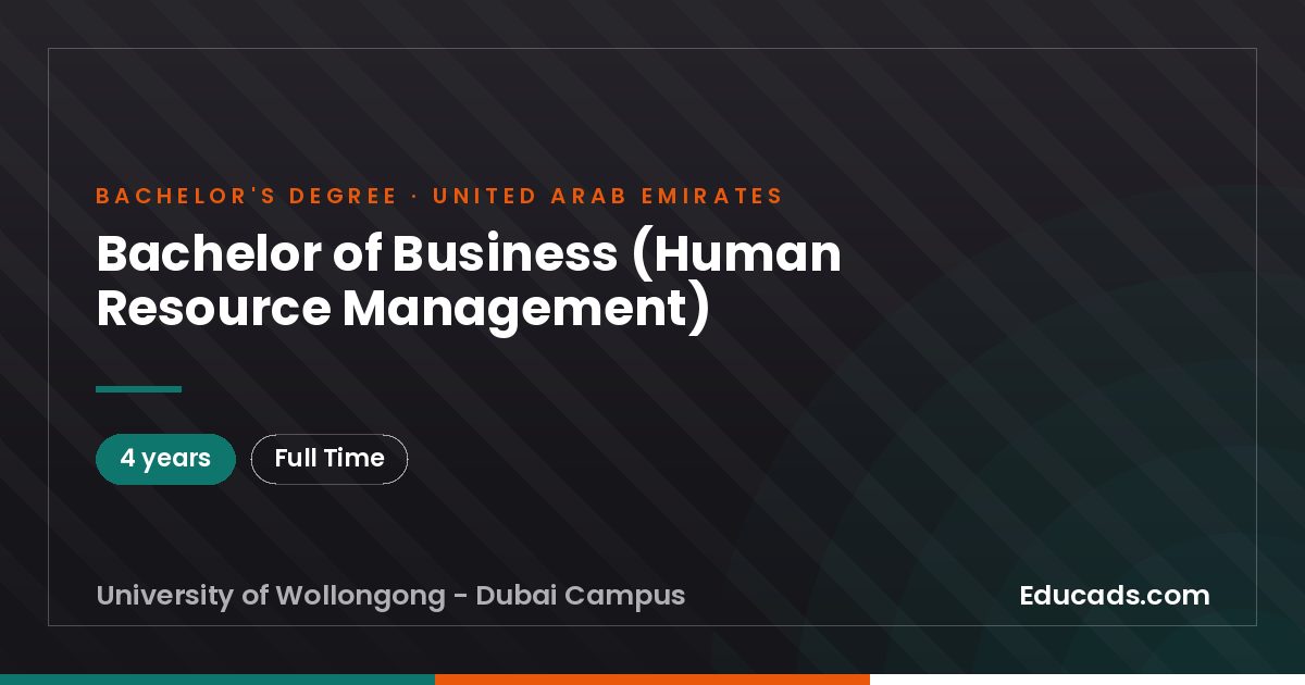 Bachelor of Business (Human Resource Management)